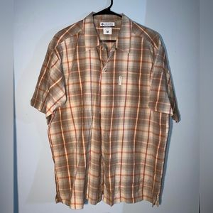 Men’s Columbia Short Sleeve Outdoor Button Up